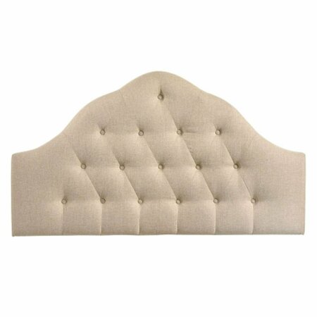 EAST END IMPORTS Sovereign Queen Fabric Headboard- Beige MOD-5162-BEI